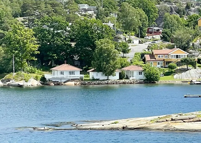 With Sunset Views And Private Dock Sandefjord